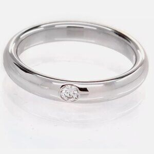 Harry Winston Women's Wedding Band Round Cut Diamond Platinum 950